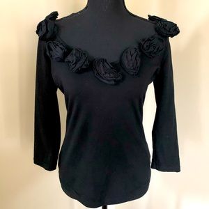 Unique black top made in France